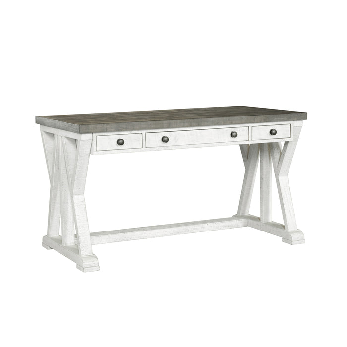 Valley Ridge 3 Drawer Desk White