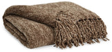 Tamish Throw (Set of 3) - Brown - Sterling House Interiors