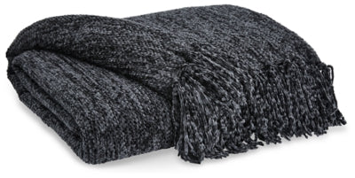 Tamish Throw (Set of 3) - Black - Sterling House Interiors