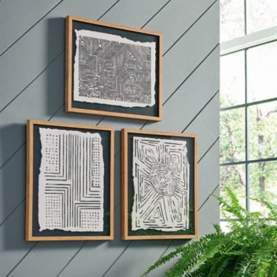 Wonderstow Wall Art (Set of 3) - Sterling House Interiors