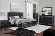 Kaydell 6pc King Panel Bedroom Set - Black - Sterling House Interiors