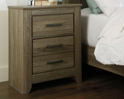 Zelen Two Drawer Night Stand - Sterling House Interiors