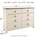 Willowton Dresser - Sterling House Interiors