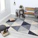 Freemont Distressed Triangles Rug - Sterling House Interiors