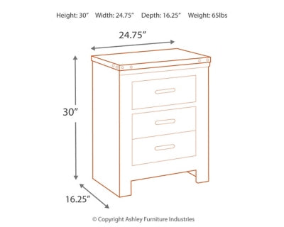 Trinell One Drawer Night Stand - Sterling House Interiors
