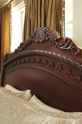North Shore Sleigh Bed - Sterling House Interiors