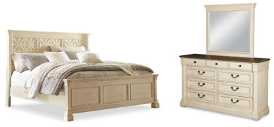 Bolanburg King Panel Bed, Dresser and Mirror