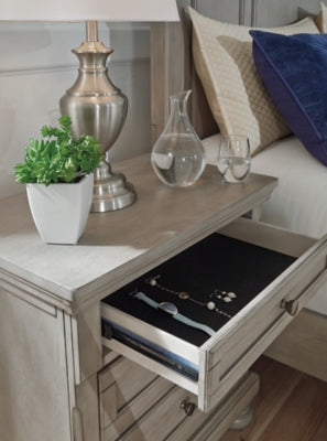 Lettner Two Drawer Night Stand - Sterling House Interiors