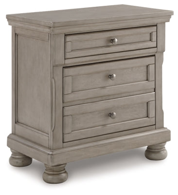 Lettner Two Drawer Night Stand - Sterling House Interiors