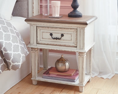 Realyn One Drawer Night Stand - Sterling House Interiors