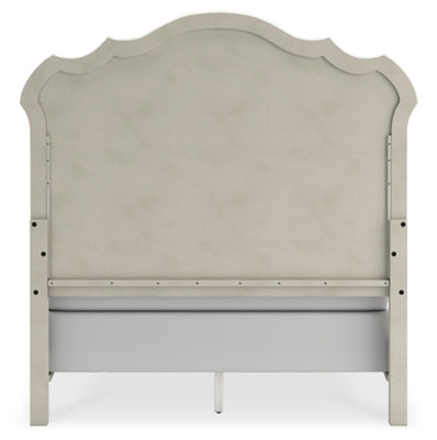 Arlendyne Queen Upholstered Bed, Dresser and Mirror
