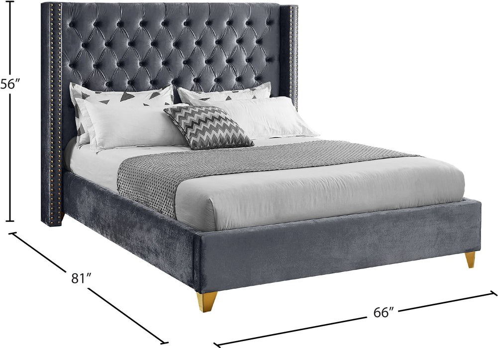 Barolo Velvet Bed - Sterling House Interiors