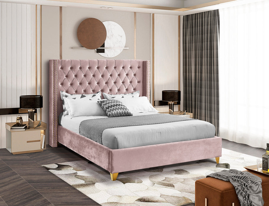 Barolo Velvet Bed - Sterling House Interiors