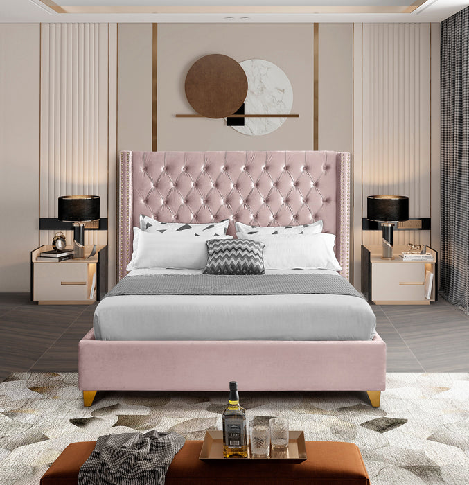 Barolo Velvet Bed - Sterling House Interiors