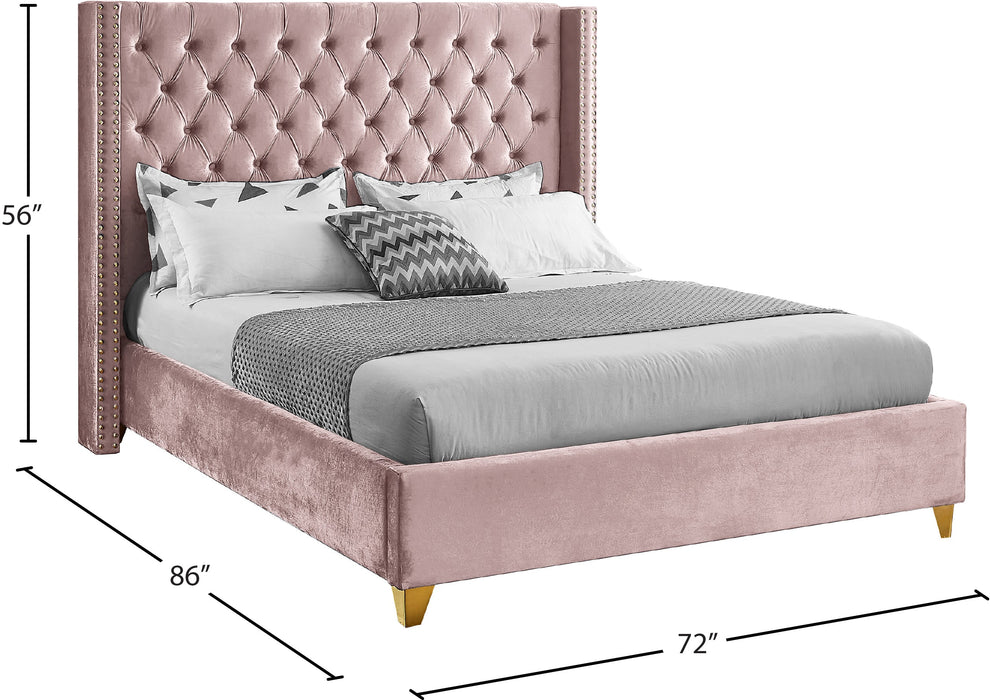 Barolo Velvet Bed - Sterling House Interiors