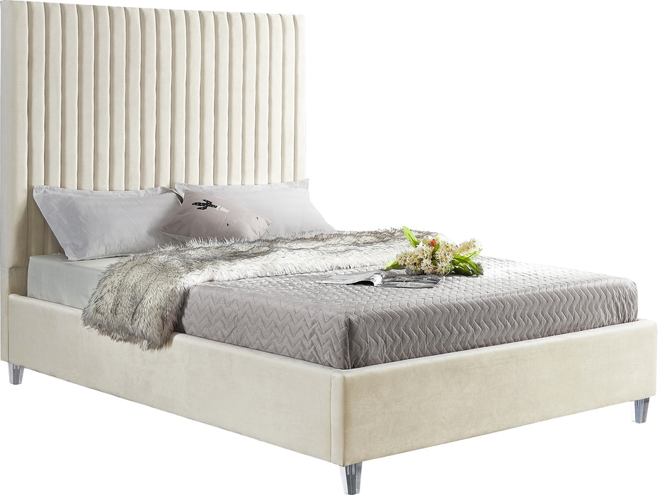 Candace Velvet Bed - Sterling House Interiors