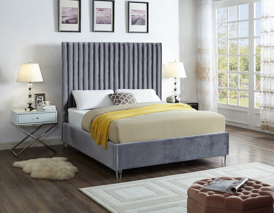 Candace Velvet Bed - Sterling House Interiors