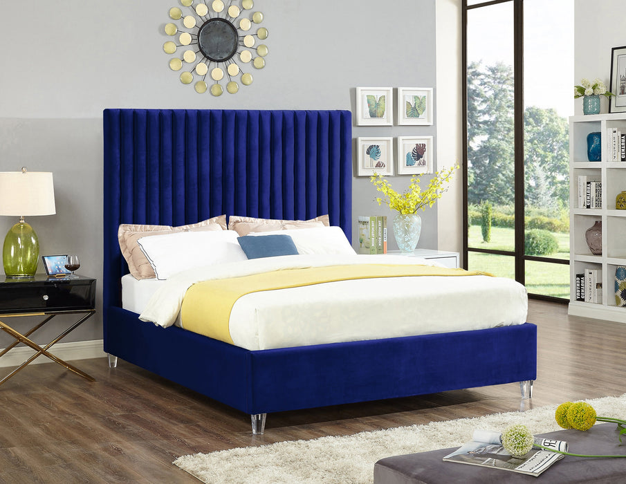 Candace Velvet Bed - Sterling House Interiors