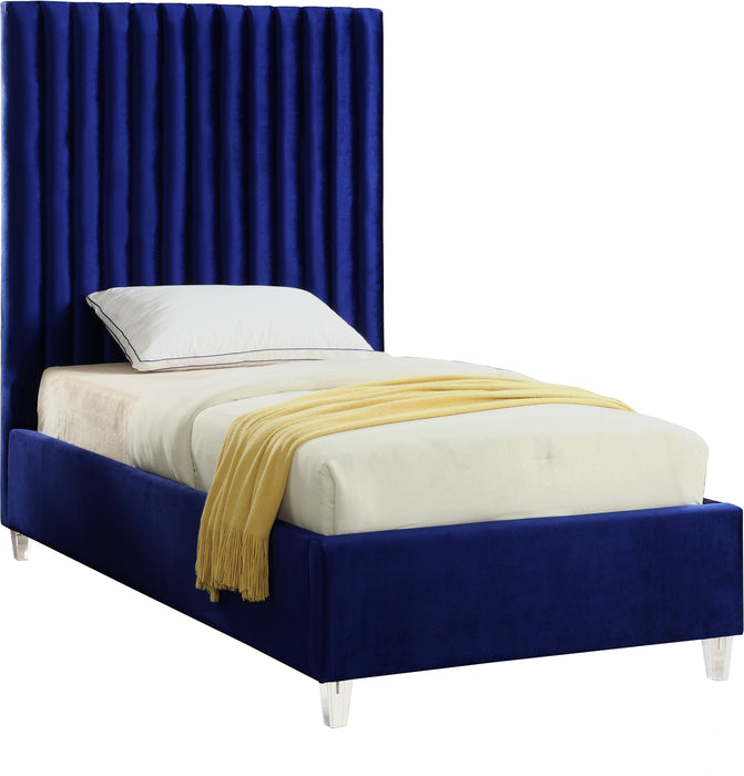 Candace Velvet Bed - Sterling House Interiors