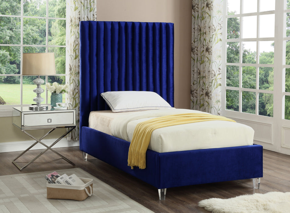 Candace Velvet Bed - Sterling House Interiors