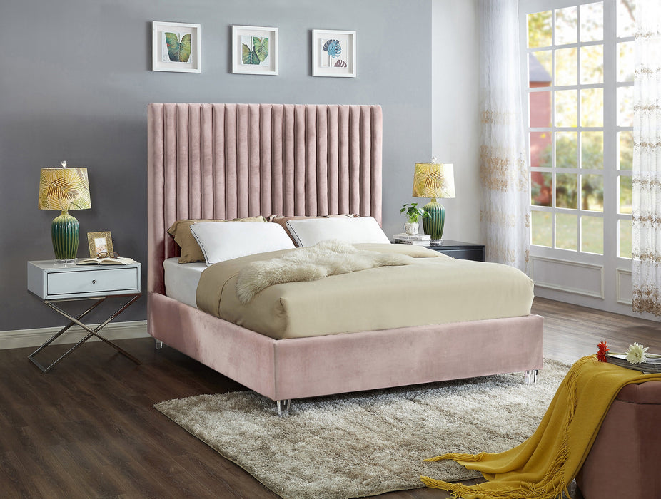 Candace Velvet Bed - Sterling House Interiors