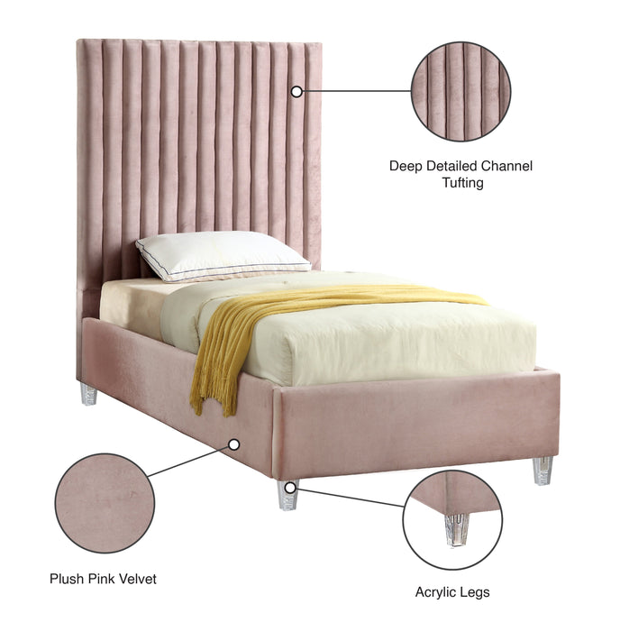 Candace Velvet Bed - Sterling House Interiors