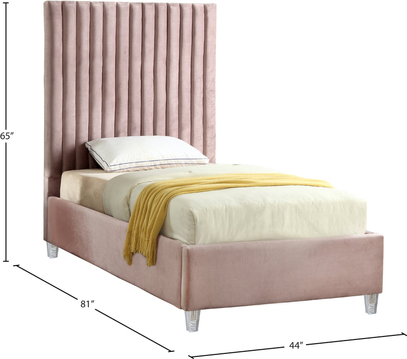 Candace Velvet Bed - Sterling House Interiors