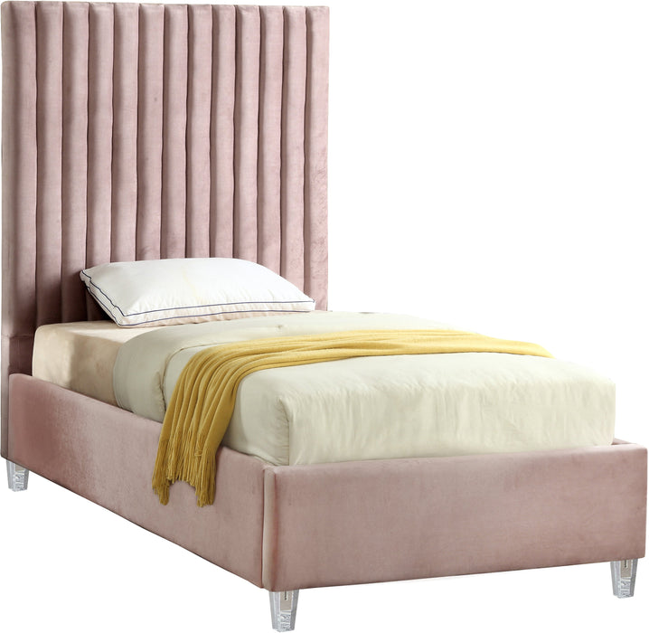 Candace Velvet Bed - Sterling House Interiors