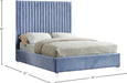 Candace Velvet Bed - Sterling House Interiors