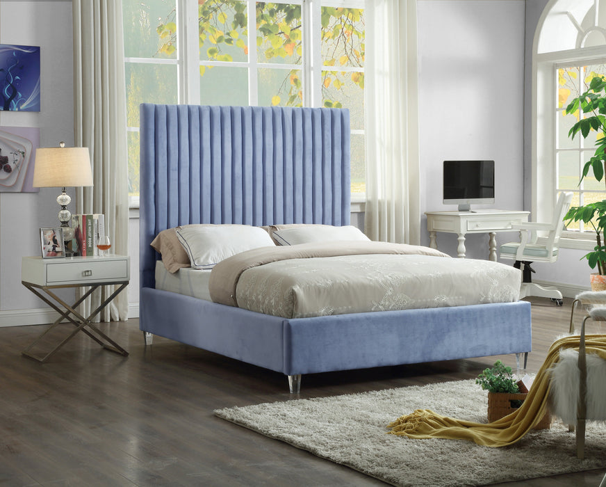 Candace Velvet Bed - Sterling House Interiors