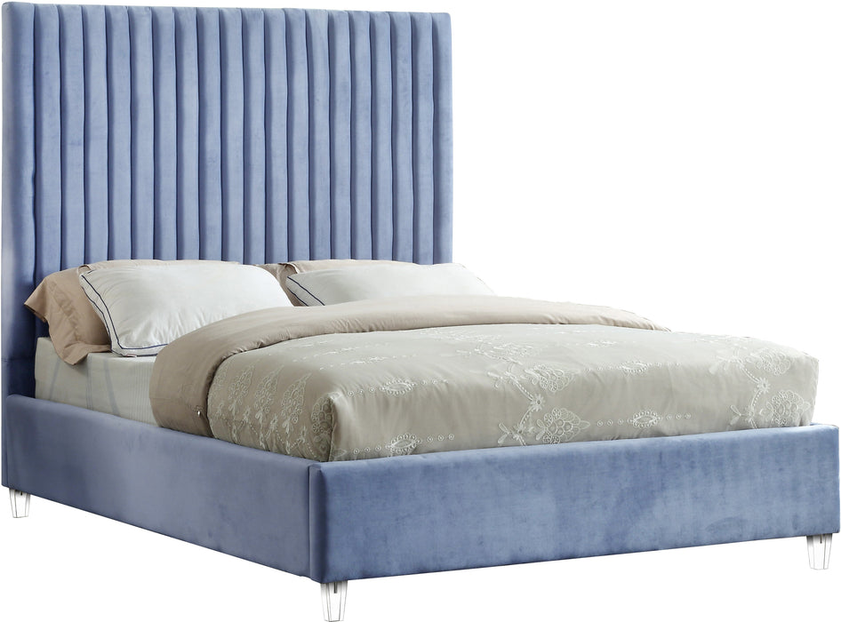 Candace Velvet Bed - Sterling House Interiors