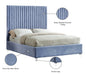 Candace Velvet Bed - Sterling House Interiors