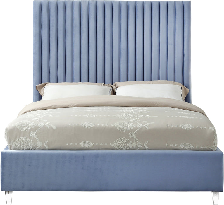 Candace Velvet Bed - Sterling House Interiors