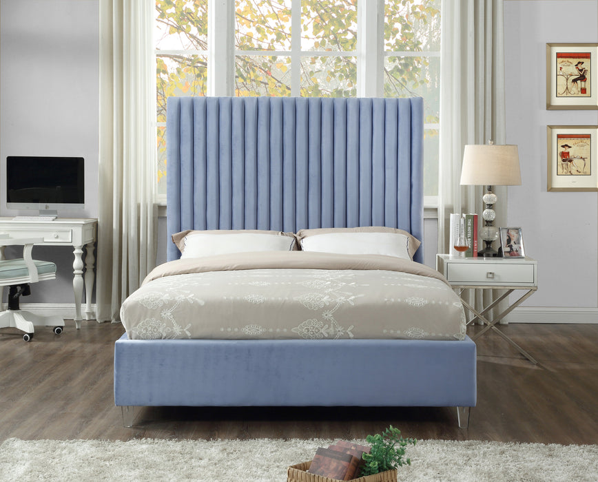 Candace Velvet Bed - Sterling House Interiors