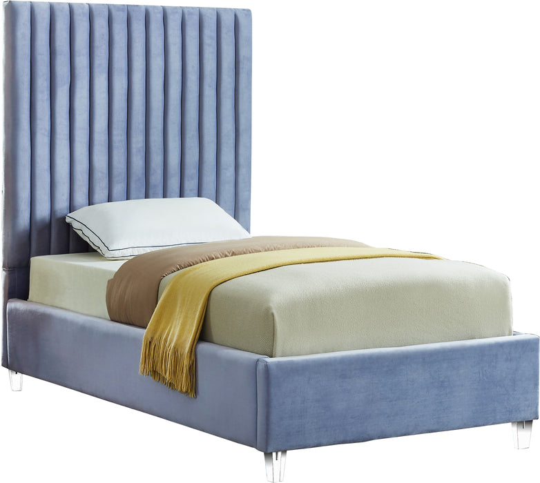 Candace Velvet Bed - Sterling House Interiors