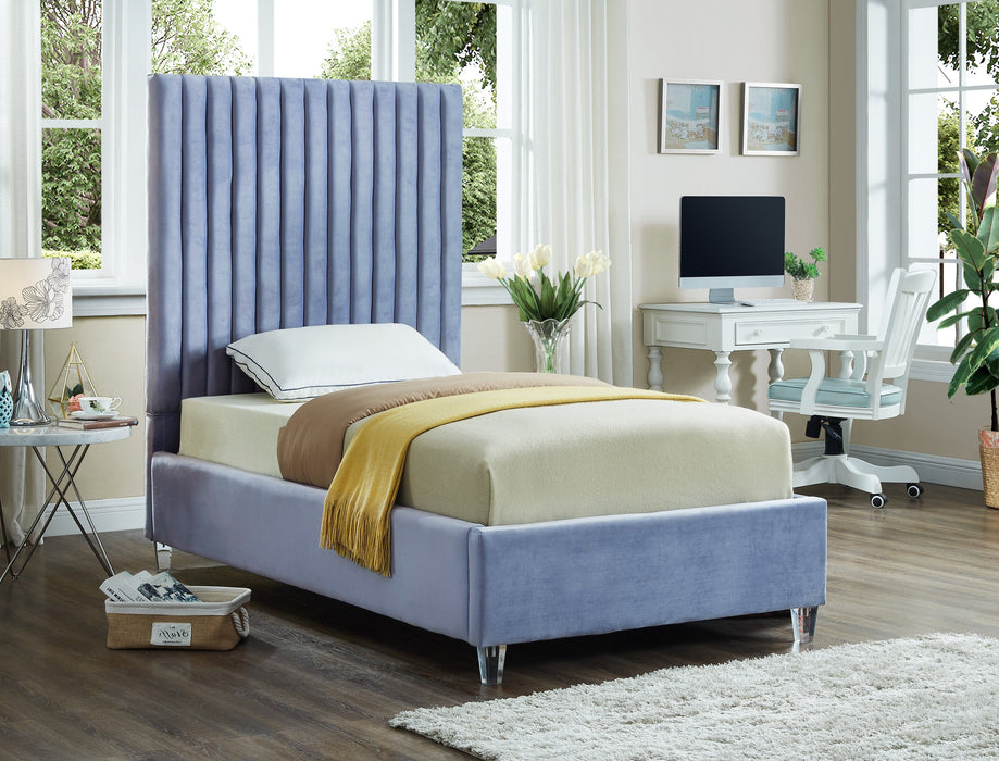 Candace Velvet Bed - Sterling House Interiors