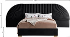 Cleo Velvet Bed (3 Boxes) - Sterling House Interiors