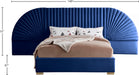 Cleo Velvet Bed (3 Boxes) - Sterling House Interiors