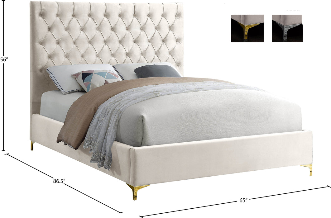 Cruz Velvet Bed - Sterling House Interiors