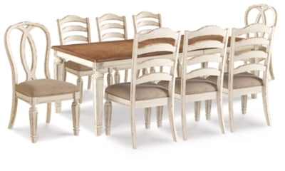Realyn Dining Table with 8 Chairs