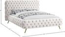 Delano Velvet Bed - Sterling House Interiors