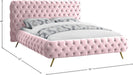 Delano Velvet Bed - Sterling House Interiors