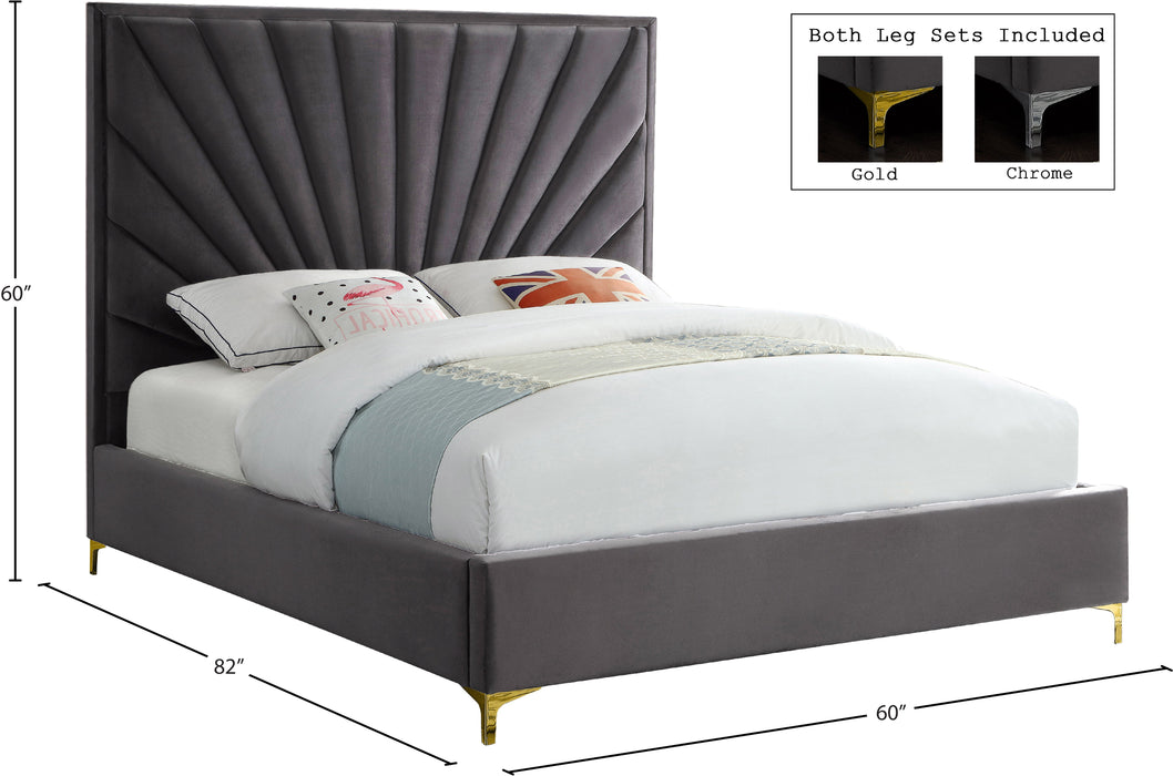 Eclipse Velvet Bed - Sterling House Interiors