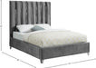 Enzo Velvet Bed - Sterling House Interiors