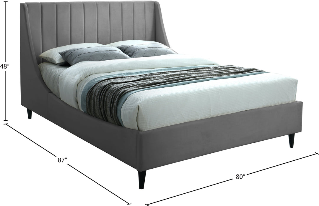 Eva Velvet Bed - Sterling House Interiors