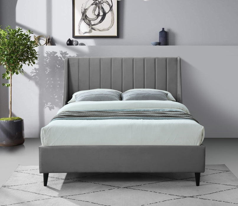 Eva Velvet Bed - Sterling House Interiors