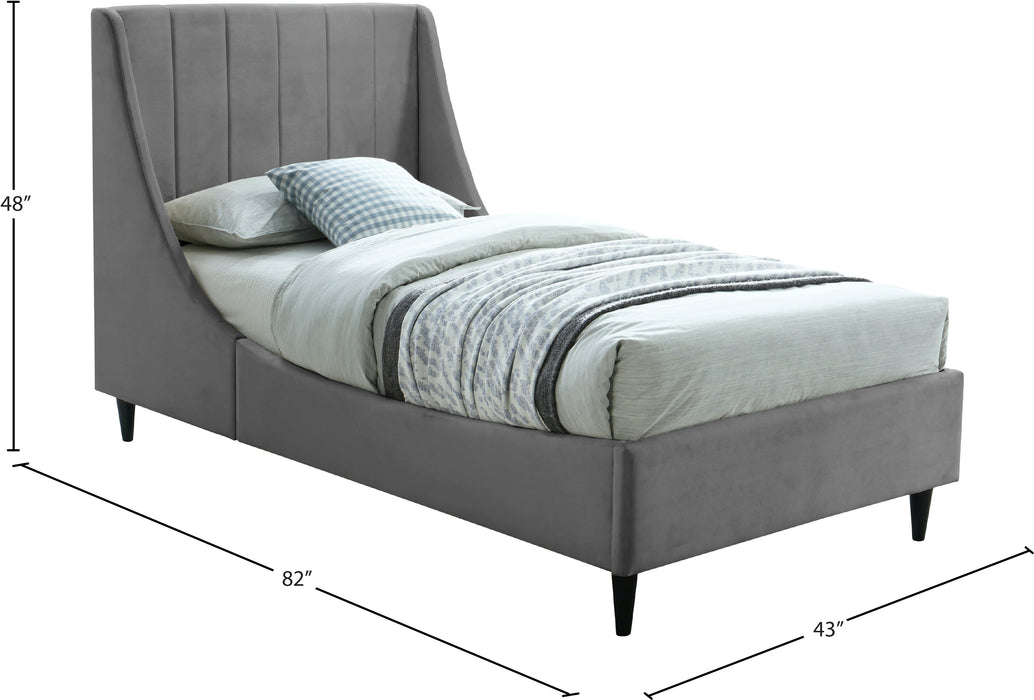 Eva Velvet Bed - Sterling House Interiors