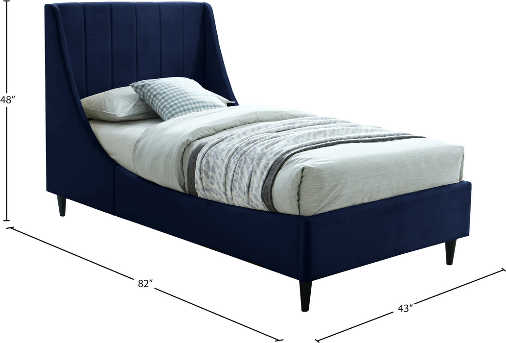 Eva Velvet Bed - Sterling House Interiors