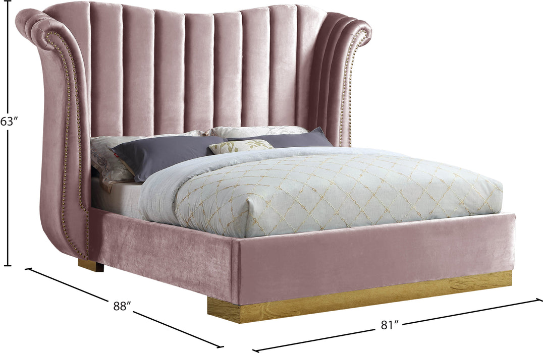 Flora Velvet Bed (3 Boxes) - Sterling House Interiors