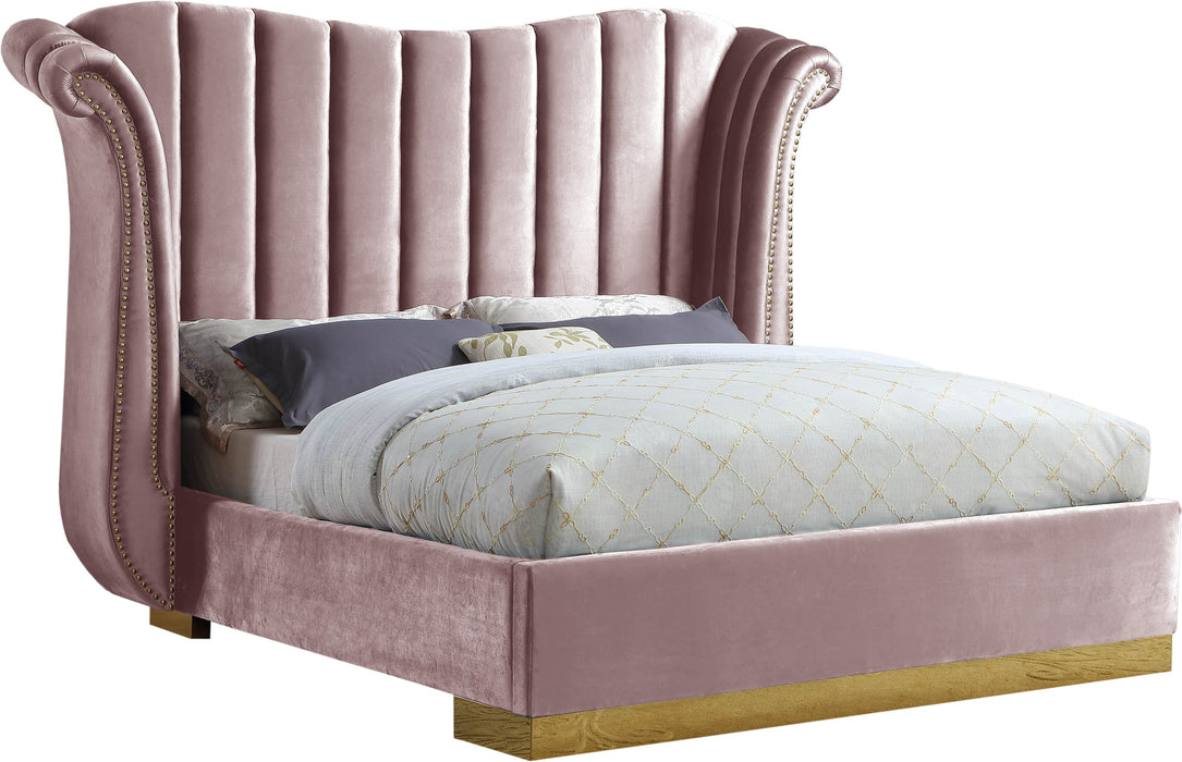 Flora Velvet Bed (3 Boxes) - Sterling House Interiors